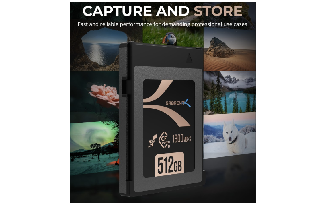 Sabrent unleashes its new Rocket CFX Type B Memory Cards