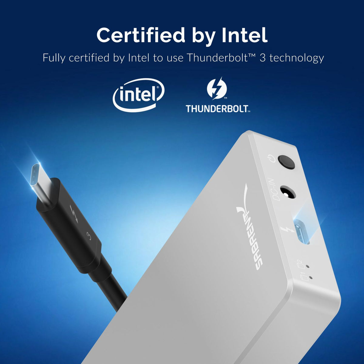 Thunderbolt 3 To Dual NVMe M.2 SSD Tool-Free Enclosure